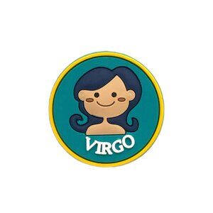 VIRGO Zodiac Croc Shoe Charms Jibbitz Astrology Boho Maiden